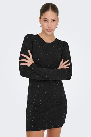 Vestido recto - Negro