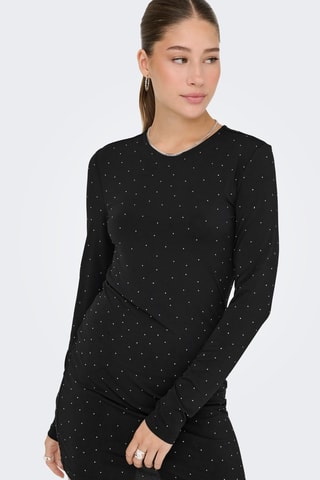 Vestido recto - Negro