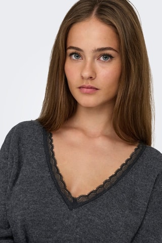 Vestido jersey - Gris oscuro jaspeado