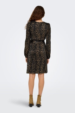 Vestido evasé - Negro