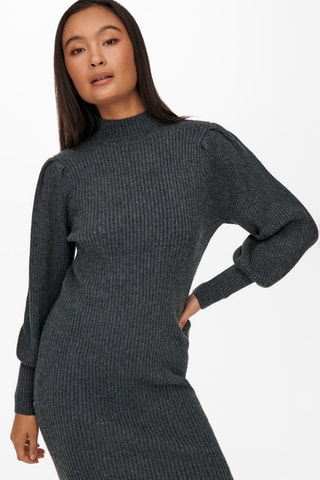 Vestido jersey - Gris oscuro