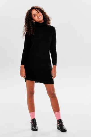 Vestido jersey - Negro