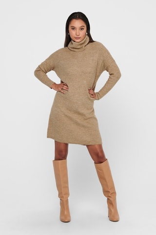 Vestido jersey - Beige