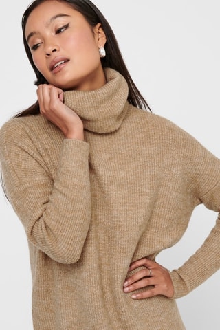 Vestido jersey - Beige