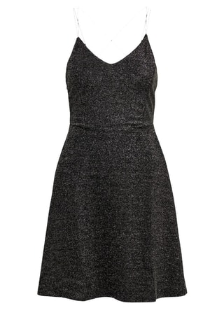 Vestido evasé - Negro