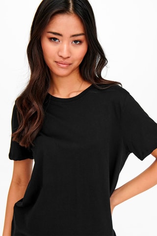Vestido camiseta - Negro - Only