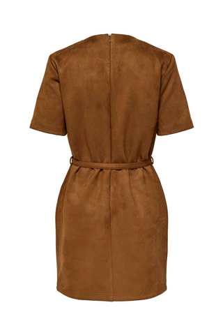 Vestido recto - Camel