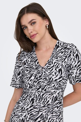 Vestido trapecio - Negro