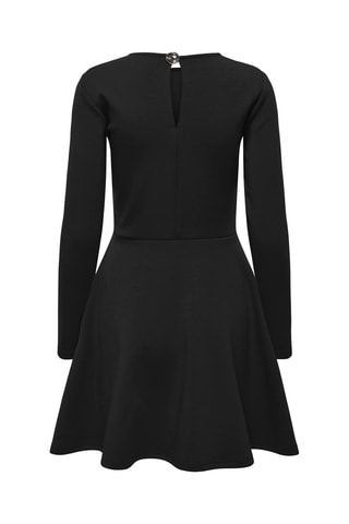 Vestido evasé - Negro