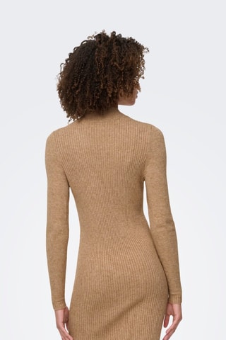 Vestido jersey - Camel