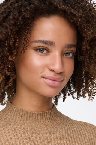 Vestido jersey - Camel