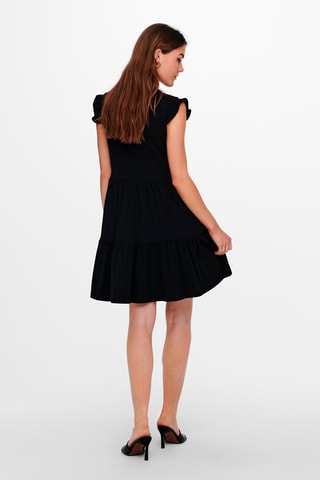 Vestido evasé - Negro 