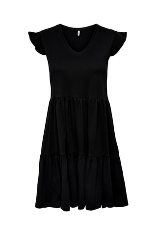 Vestido evasé - Negro 