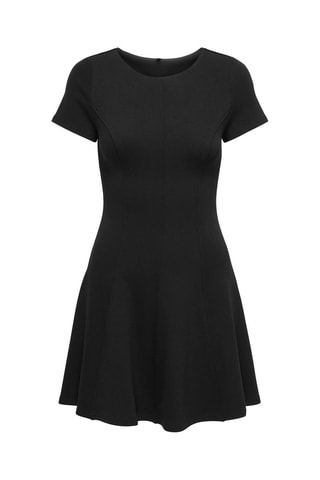 Vestido evasé - Negro