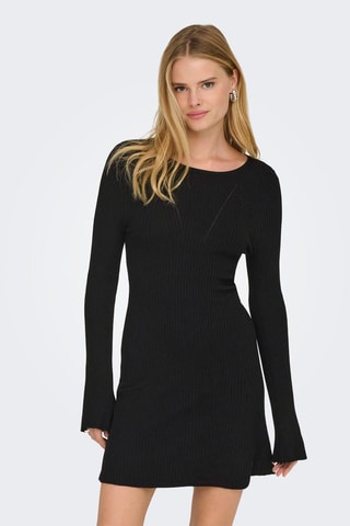 Vestido recto - Negro