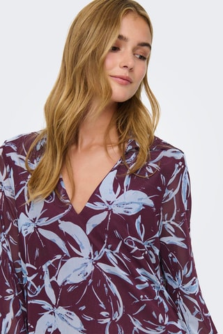 Vestido recto - Violeta