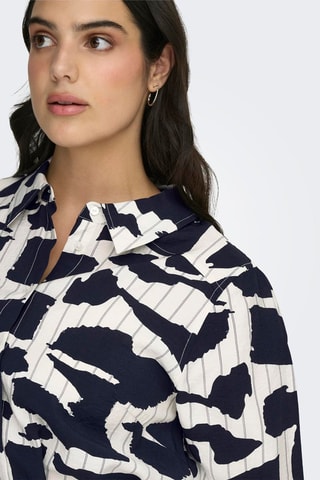 Vestido camisero - Crudo