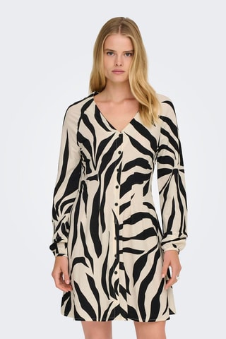 Vestido camisero - Negro