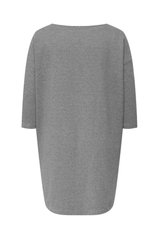 Vestido recto - Gris jaspeado