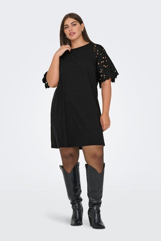 Vestido recto - Negro