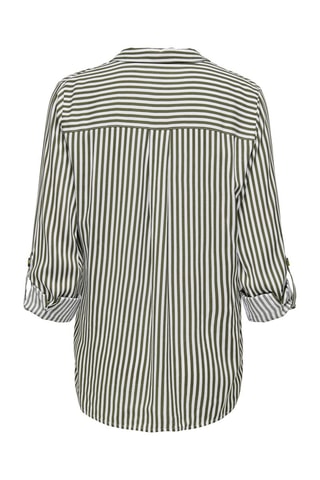 Camisa - Caqui y blanco