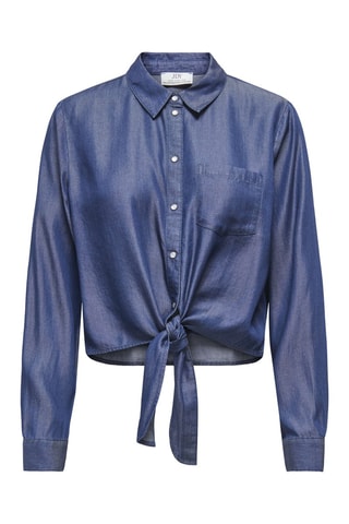 Camisa vaquera regular fit - Azul oscuro