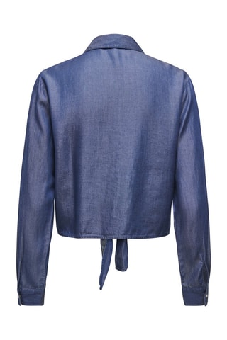 Camisa vaquera regular fit - Azul oscuro