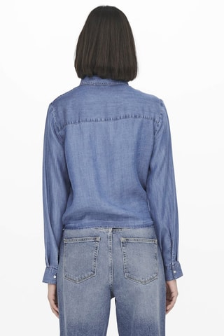 Camisa vaquera regular fit - Celeste