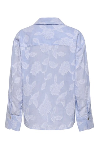 Camisa regular - Azul-claro