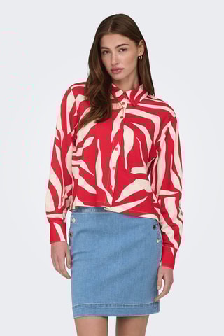 Camisa regular fit - Rojo