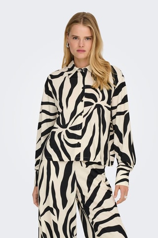 Camisa regular fit - Negro