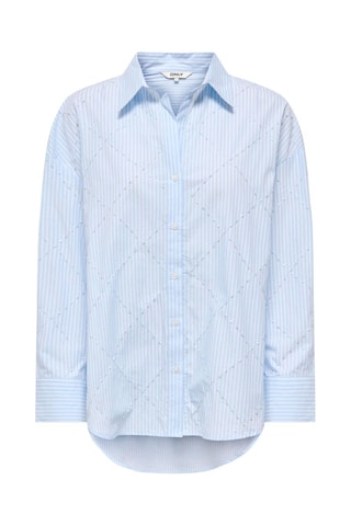 Camisa regular fit - Azul claro