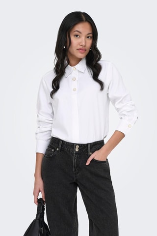 Camisa regular fit - Blanco