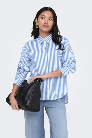 Camisa regular fit - Azul claro