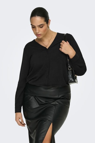 Camisa regular fit - Negro