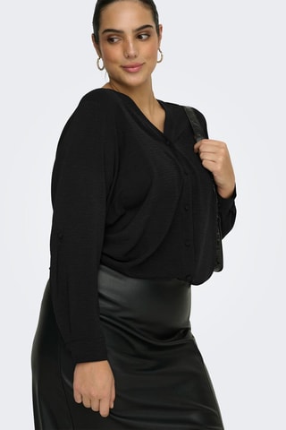 Camisa regular fit - Negro