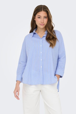 Camisa loose - Celeste