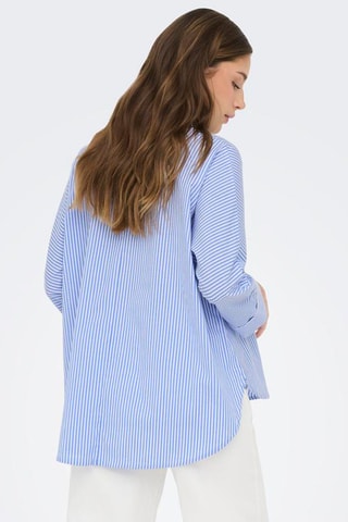 Camisa loose - Celeste