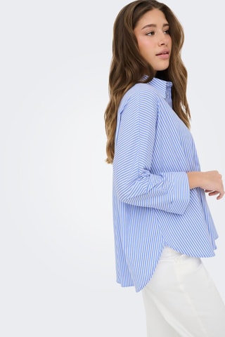 Camisa loose - Celeste