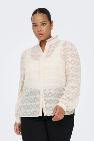 Camisa de encaje - Crudo