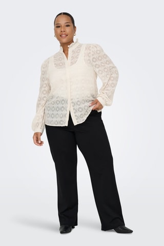 Camisa de encaje - Crudo