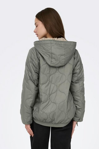 Anorak con capucha - Verde oliva