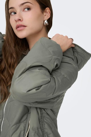 Anorak con capucha - Verde oliva