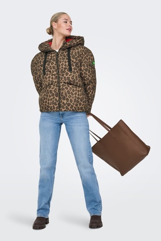 Anorak con capucha - Beige