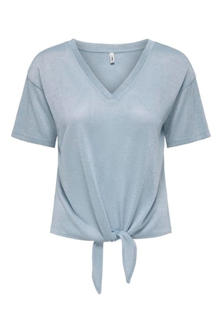 Camiseta anudada - Gris