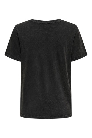 Camiseta regular fit de algodón orgánico - Negro
