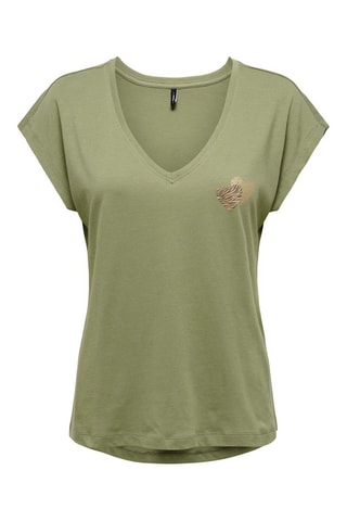 Camiseta de algodón orgánico - Verde oliva