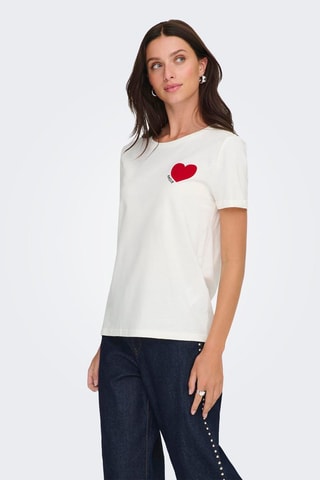 Camiseta regular fit - Blanco