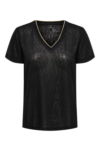 T-shirt - Preto mesclado