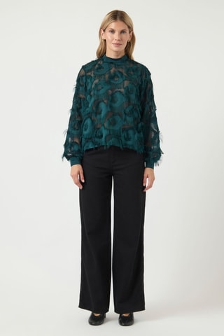 Blusa - Verde oscuro - Yas